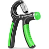 Кистевой эспандер POWERPLAY PP-4323 с регулируемой нагрузкой 10-40 кг. Strength Grip Черно-зеленый