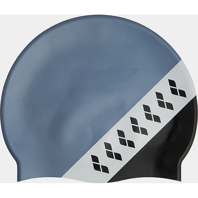Шапка для плавания Arena ICONS TEAM STRIPE CAP серый, черный OFSM