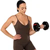 Гантель профессиональная
 с полиуретановым покрытием LIFE FITNESS SC-80081-8 1шт 8кг