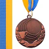 Заготовка медали спортивной с лентой SP-SPORT PLUCK C-4844 ø5см (Бронзовый)