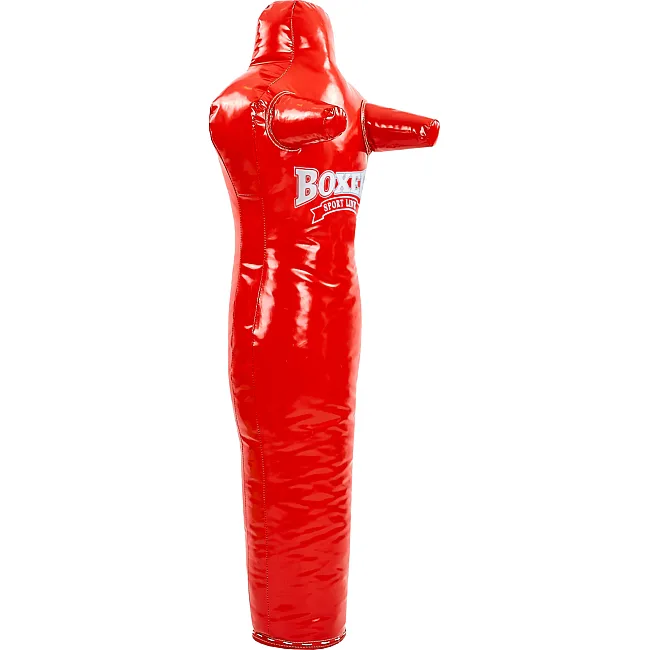 Манекен борцовський тренувальний Силует одноногий BOXER 1022-01 (Червоний)
