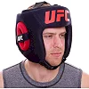Распродажа! Тренировочный шлем для бокса кожа UFC PRO UHK-75061