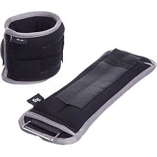 Утяжелители для ног и рук SP-SPORT FI-130 см2-2 2x1кг (Черный-серый)
