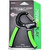 Кистевой эспандер POWERPLAY PP-4323 с регулируемой нагрузкой 10-40 кг. Strength Grip Черно-зеленый