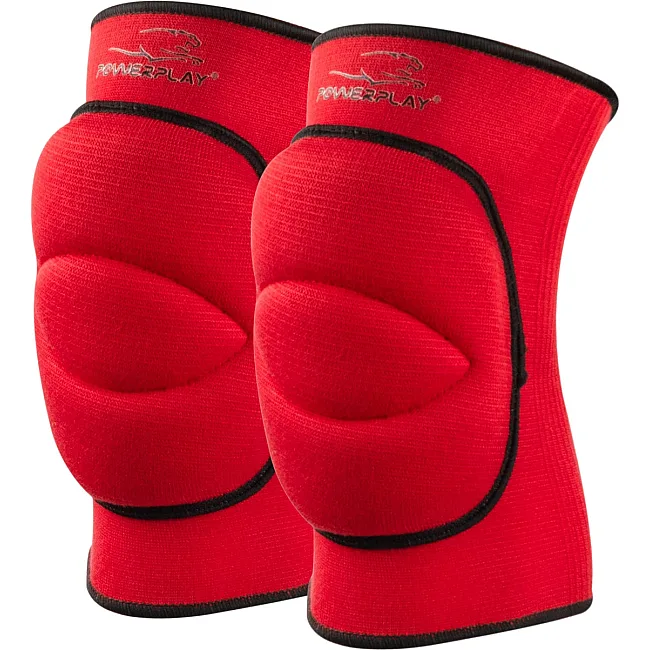 Наколенники PowerPlay PP-8000 Elastic Knee Support (пара) красные