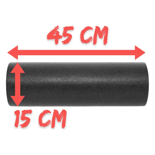 Набор для массажа и йоги PowerPlay PP_4095 EPP (Ролик 45*15 + 2 мяча) Red + резинка 11кг.