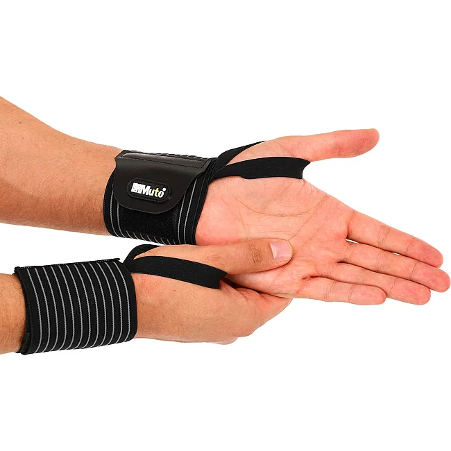 Кистевые бинты
 STRENGTH WRIST WRAPS MUTE 9002 2штуки