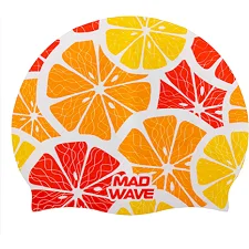 Шапочка для бассейна силиконовая для взрослых MADWAVE CITRUS M055316 (Желтый)