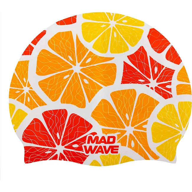 Шапочка для бассейна
 силиконовая для взрослых MADWAVE
 CITRUS M055316 (Желтый)