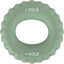 Кистевой эспандер кольцо с двойной нагрузкой JELLO FI-0647 1шт ø7.5 нагрузка 20LB-70LB (Оливковый)