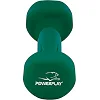 Гантель виниловый POWERPLAY 4125 Achilles 2*1,5 кг. Зеленые (2шт.)