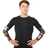 Нарукавники компресійні рукави для спорту сонцезахисні SCOYCO Ice Sensation UPF 40+ H29-LION 2шт (Чорно-червоний)