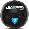 Мяч набивной медицинский для кроссфита WALL BALL LiveUp LP8103-2 2кг