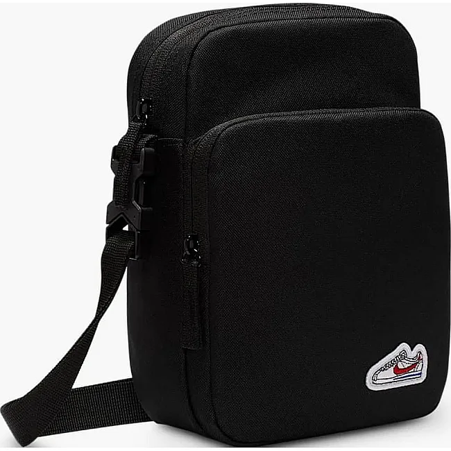 Сумка из-под плеча Nike NK HRTGE CRSSBY-CORTEZ PTCH 4L черный 15 x 23 x 8 см