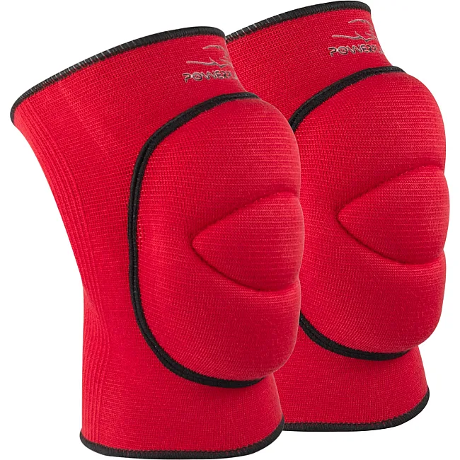 Наколенники PowerPlay PP-8000 Elastic Knee Support (пара) красные