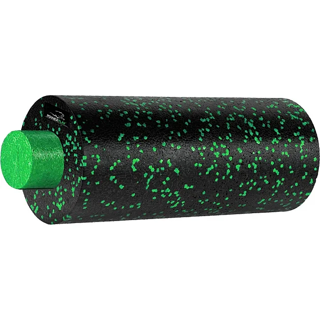 Масажний набір PowerPlay PP_4015 EPP Foam Roller Set 4in1 (2-ва роли + 2-ва м'ячі) Чорно-зелений