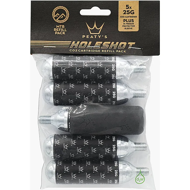 Картридж-баллон Peaty's Holeshot CO2 Cartridge Refill Pack, MTB 25g