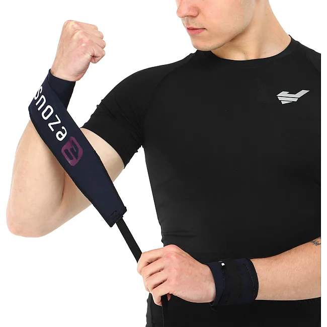 Кистевые бинты
 STRENGTH WRIST WRAPS EZOUS C-02 2штуки (Черный)