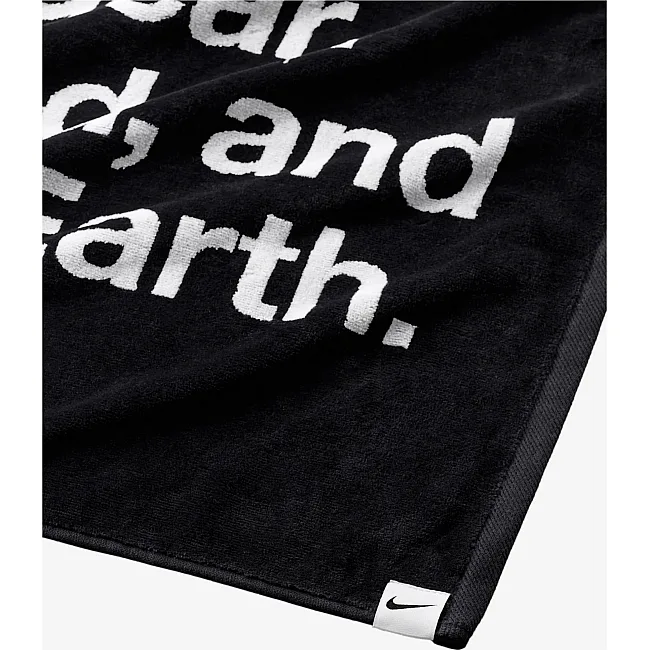 Полотенце Nike TOWEL ACG GRAPHIC черное 80 х 145 см