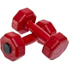 Гантели для фитнеса пластиковые Champion TA-9820-1_5 2шт 1,5кг (Красный)