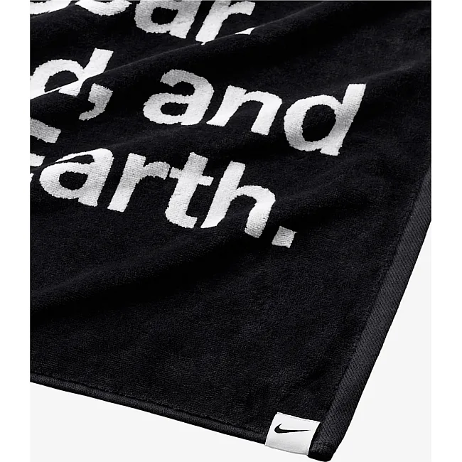 Полотенце Nike TOWEL ACG GRAPHIC черное 80 х 145 см
