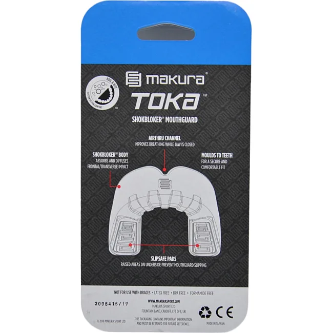 Боксерская капа MAKURA Toka взрослая (возраст 11+) Red