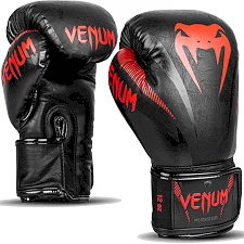 Боксерские перчатки Venum Elite Black Red