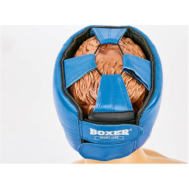 Боксерский шлем Boxer (кожа)