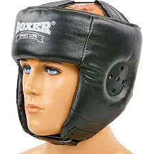 Боксерський шолом Boxer (шкіра)
