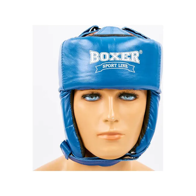 Боксерский шлем Boxer (кожа)