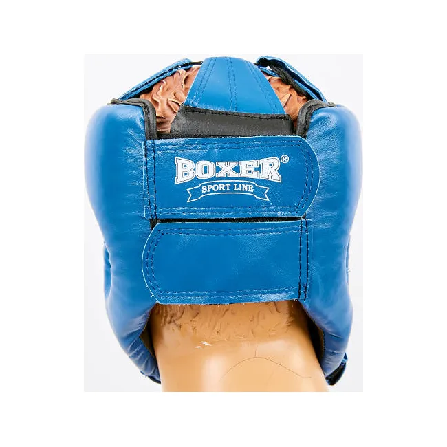Боксерский шлем Boxer (кожа)