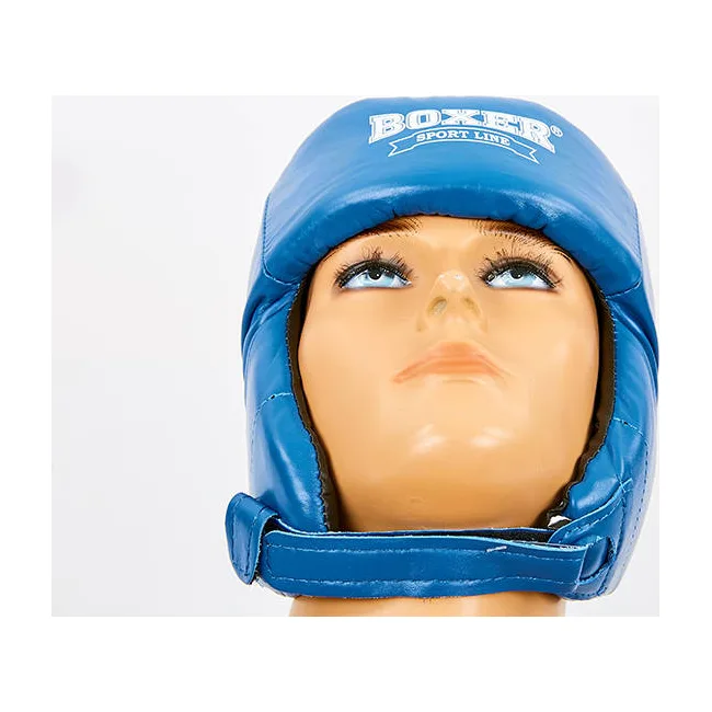 Боксерский шлем Boxer (кожа)