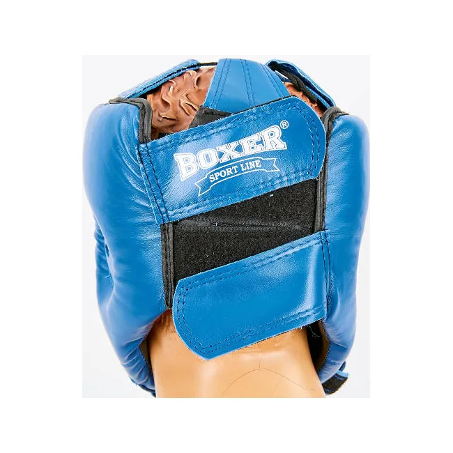 Боксерский шлем Boxer (кожа)