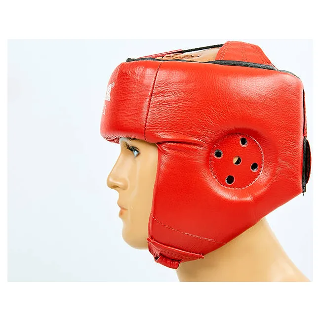 Боксерский шлем Boxer (кожа)