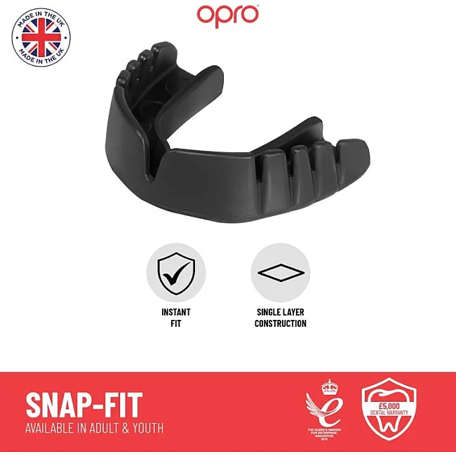 Капа для бокса OPRO Snap-Fit UFC Full Pack Adult White