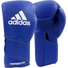 Перчатки боксерские Adidas Speed 501 Adispeed Strap up (синий, ADISBG501)
