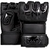 Перчатки ММА Venum Undisputed 2.0 Semi Leather Matte Black