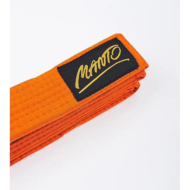 Пояс для кимоно детский MANTO Belt BJJ Tag Orange