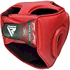 Шлем для бокса RDX T1 With Removable Face Cage Red