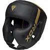Шолом для боксу RDX F6 Kara Head Guard Matte Golden