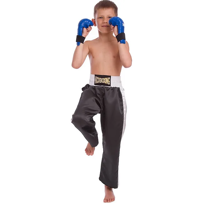 Штаны для кикбоксинга детские MATSA KICKBOXING MA-6731