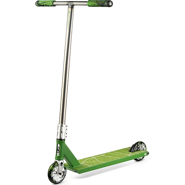 Трюковый самокат HIPE H6 Raw/Green