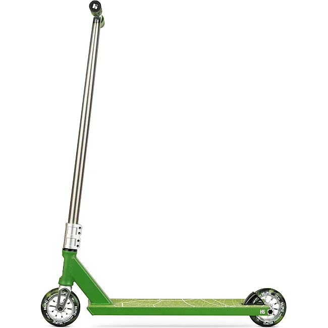 Трюковый самокат HIPE H6 Raw/Green