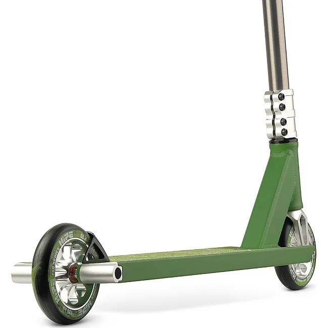 Трюковый самокат HIPE H6 Raw/Green