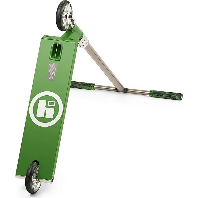 Трюковый самокат HIPE H6 Raw/Green