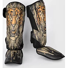 Защитные щитки для ног VENUM Tiger Black Neon Orange