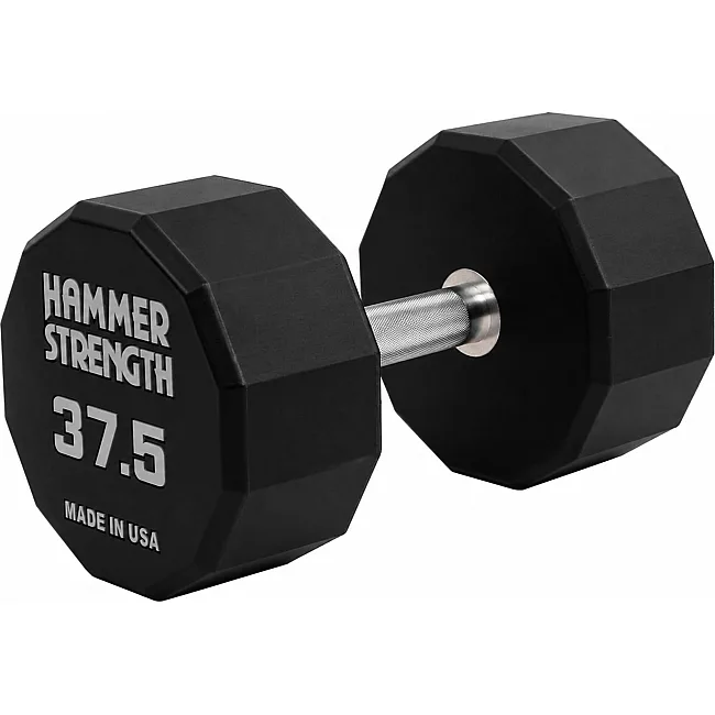 Гантель профессиональная с полиуретановым покрытием HAMMER STRENGHT TA-9215-37_5 (Черный)