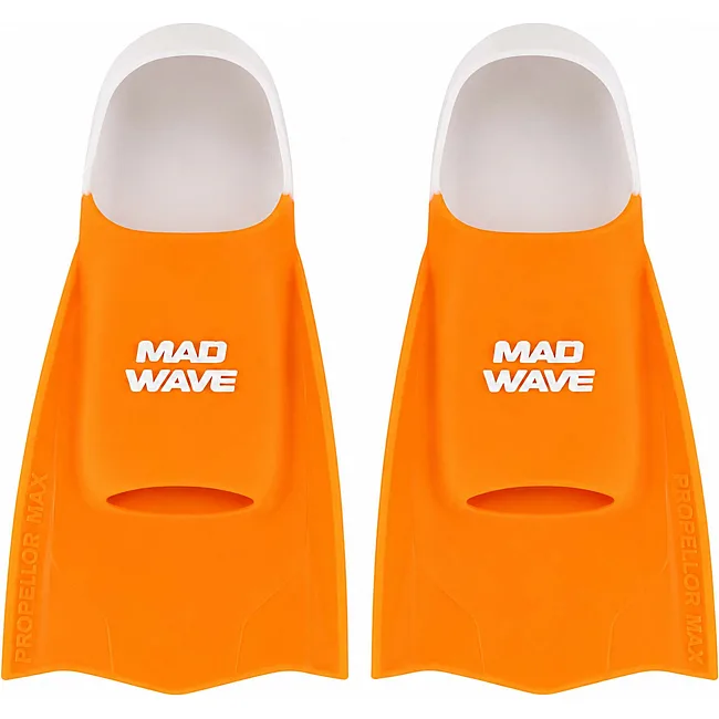 Короткие ласты для тренировок MADWAVE Propellor max M074305 (Оранжевый)