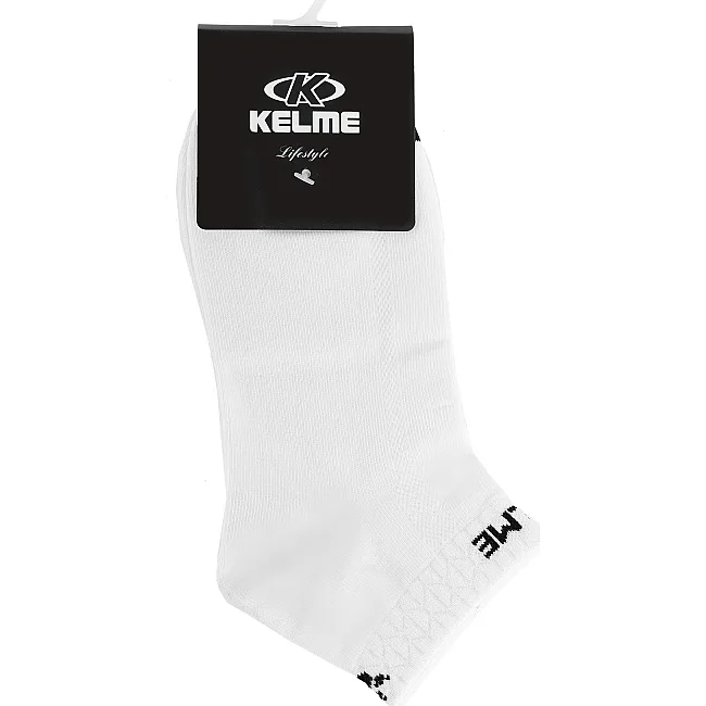 Спортивные носки унисекс короткие KELME FLAT K15Z958-9100 (Белый)