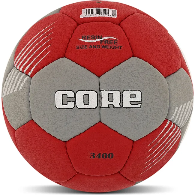 Мяч гандбольный CORE HB-7573-2 (Серый-красный)